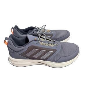 Adidas Duramo Protect Grey/Iron Metallic/Beam Orange Sneaker Mens Size 9 NEW